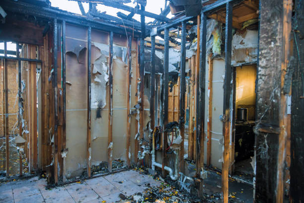 Professional Emergency Fire Cleanup technician working in Bondurant, IA